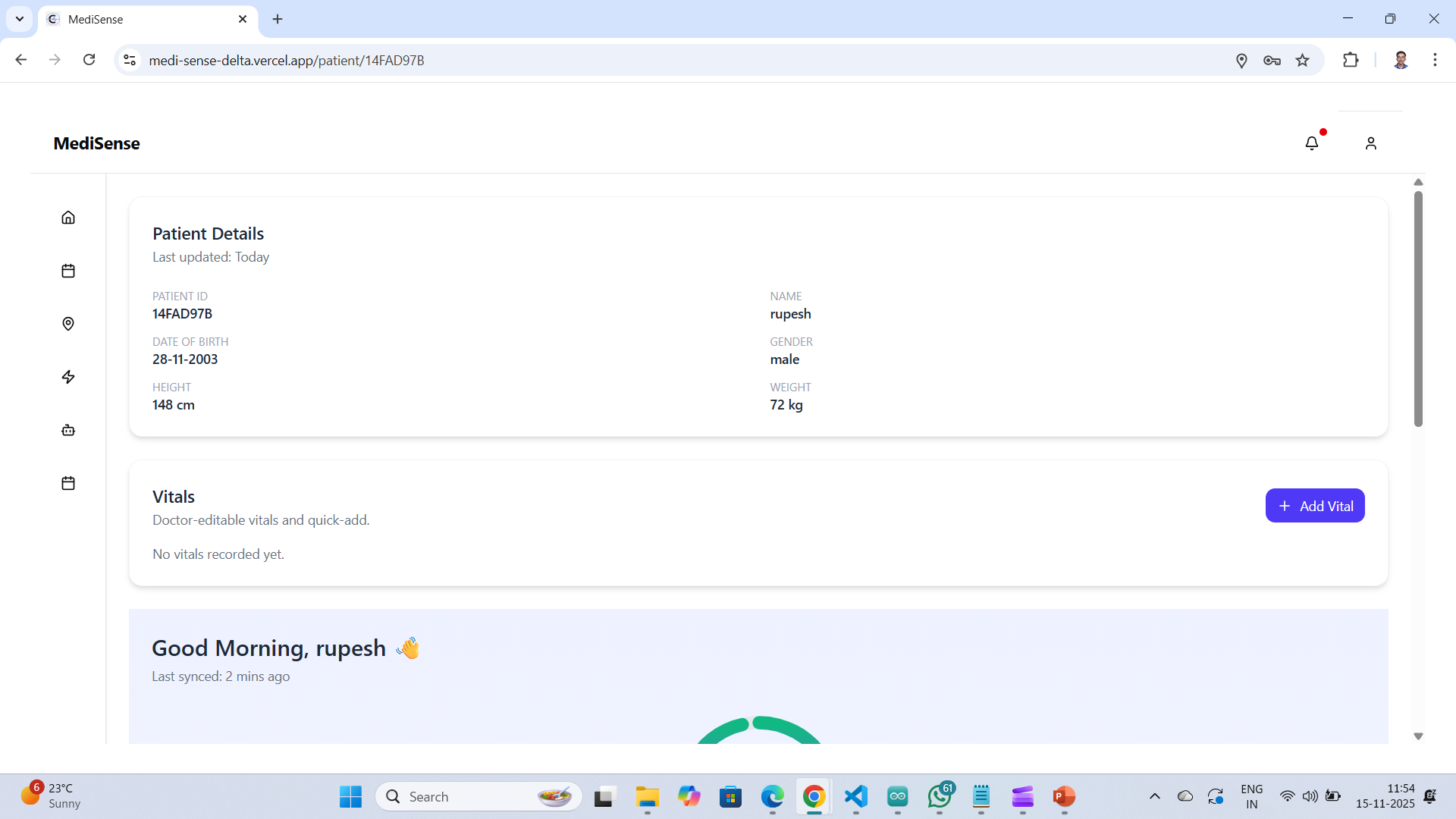 Smart Health Monitoring and Assistance System Smart Health Monitoring and Assistance System