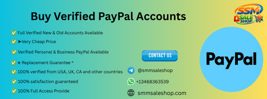 With Full Access to Buy Verified PayPal Accounts