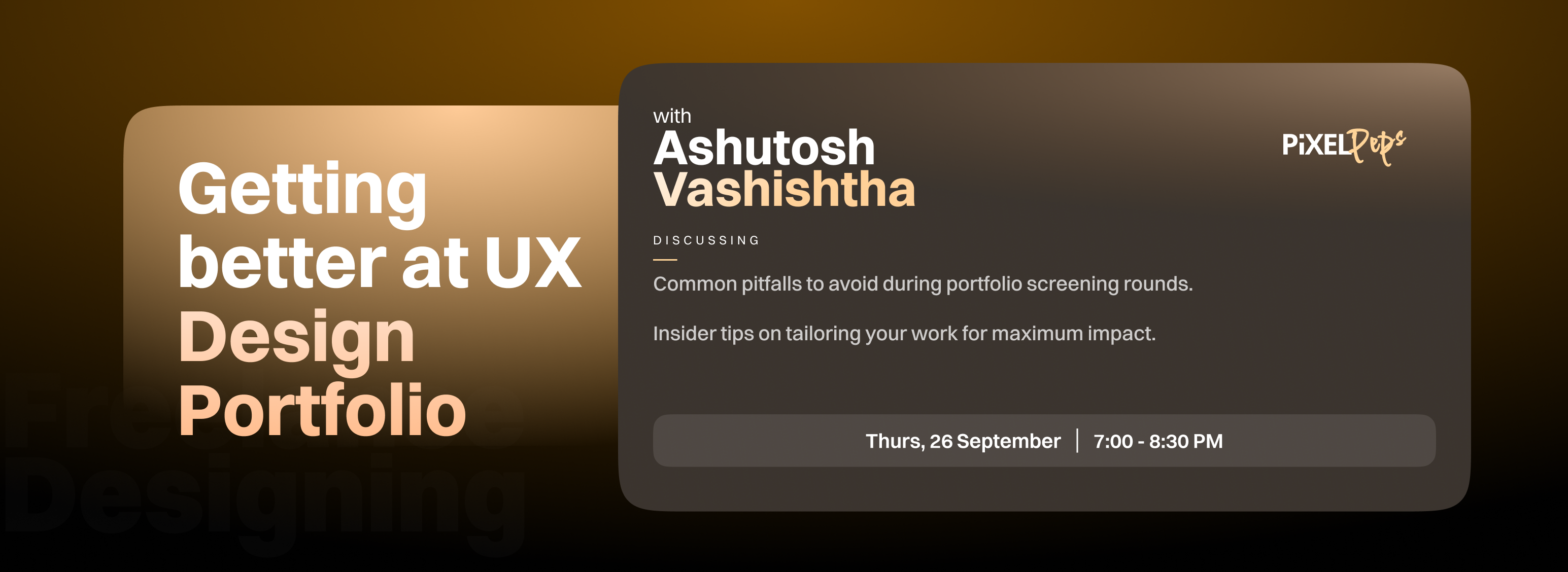 Getting better at UX Design Portfolio