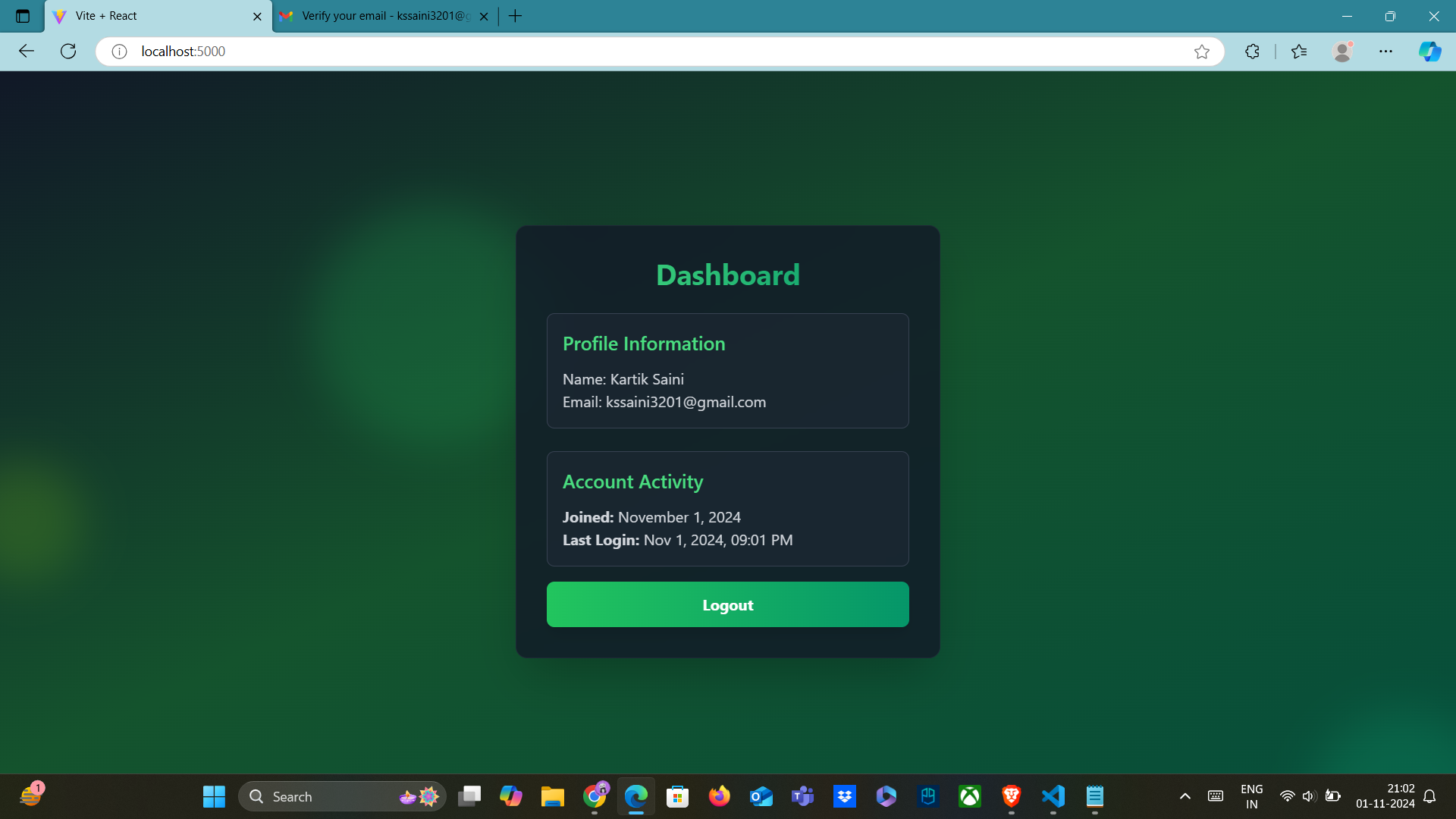 Mern Stack Authentication Project Mern Stack Authentication Project