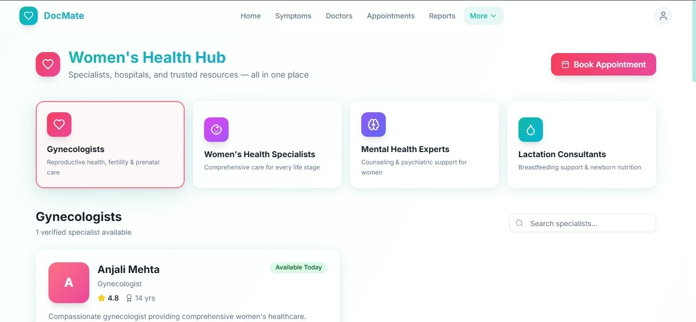 DocMate - Women's Health Hub DocMate - Women's Health Hub