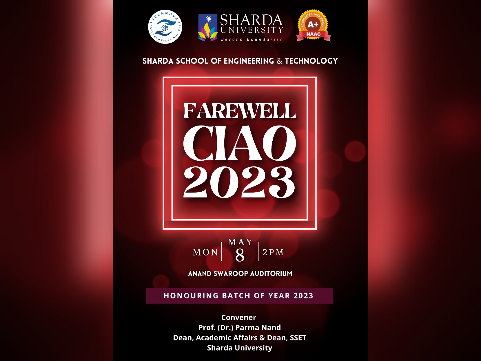 CIAO'23 : Farewell SSET CIAO'23 : Farewell SSET