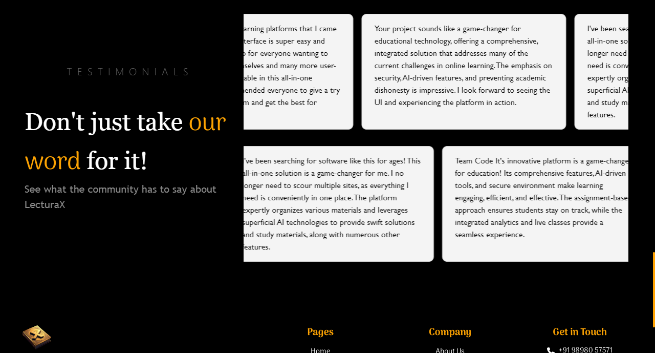 LecturaX - AI Powered Learning