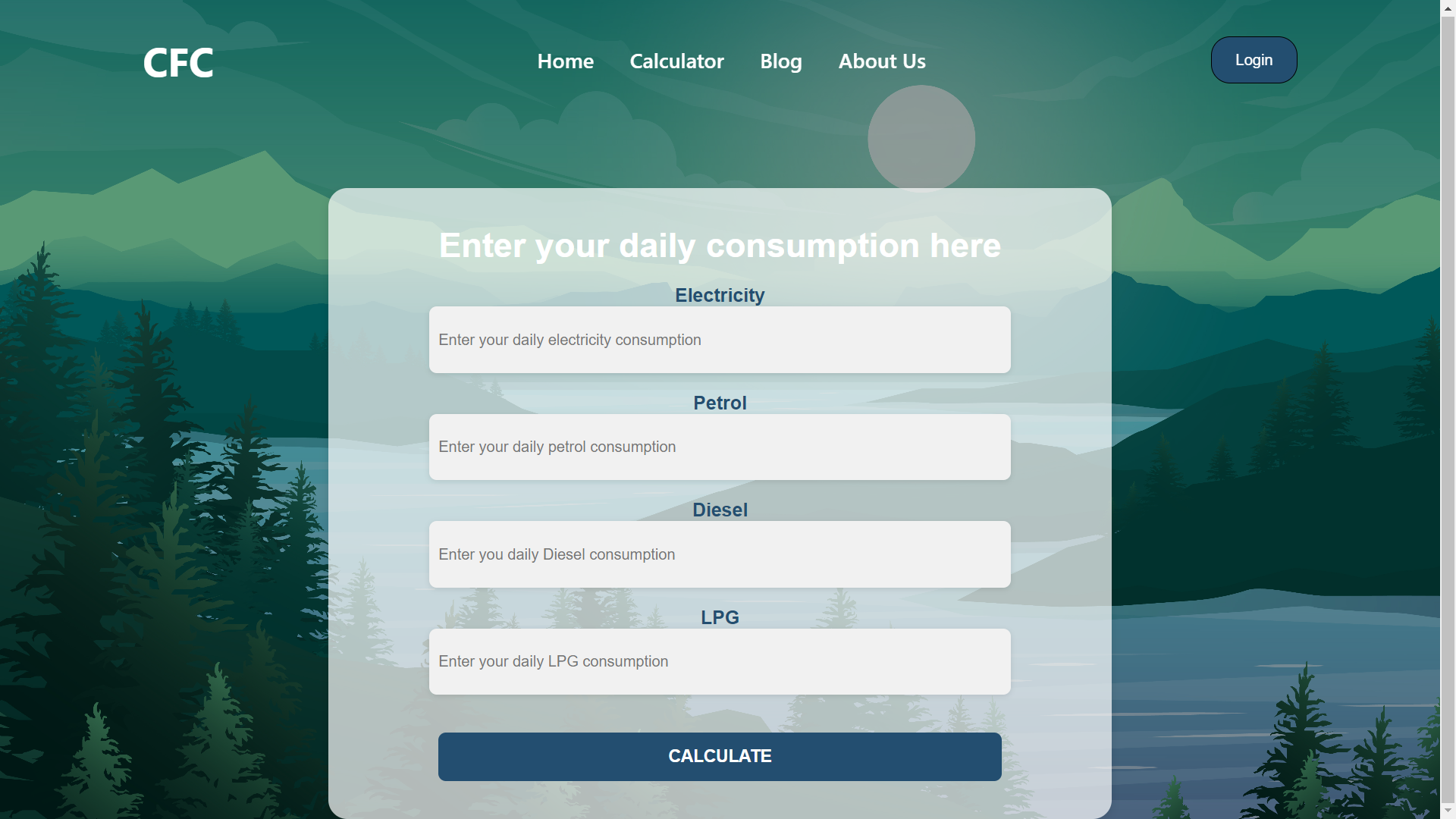 Carbon Footprint Calculator