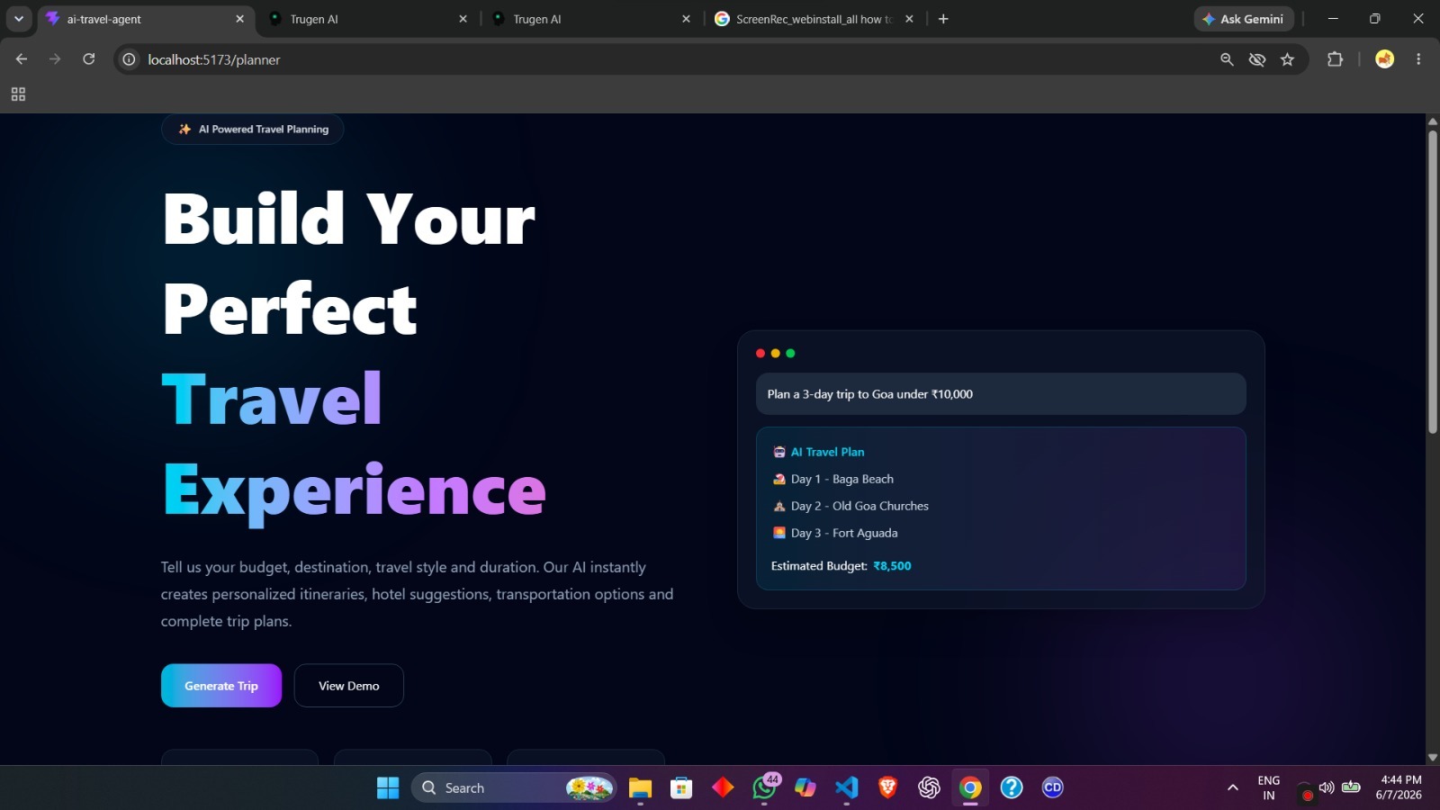 AI Travel Planner