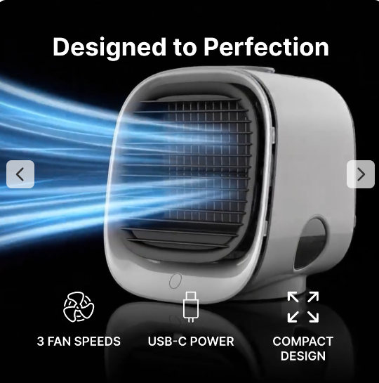 AiraBreeze Mini Portable Cooler: Efficient Cooling for Small Spaces AiraBreeze Mini Portable Cooler: Efficient Cooling for Small Spaces