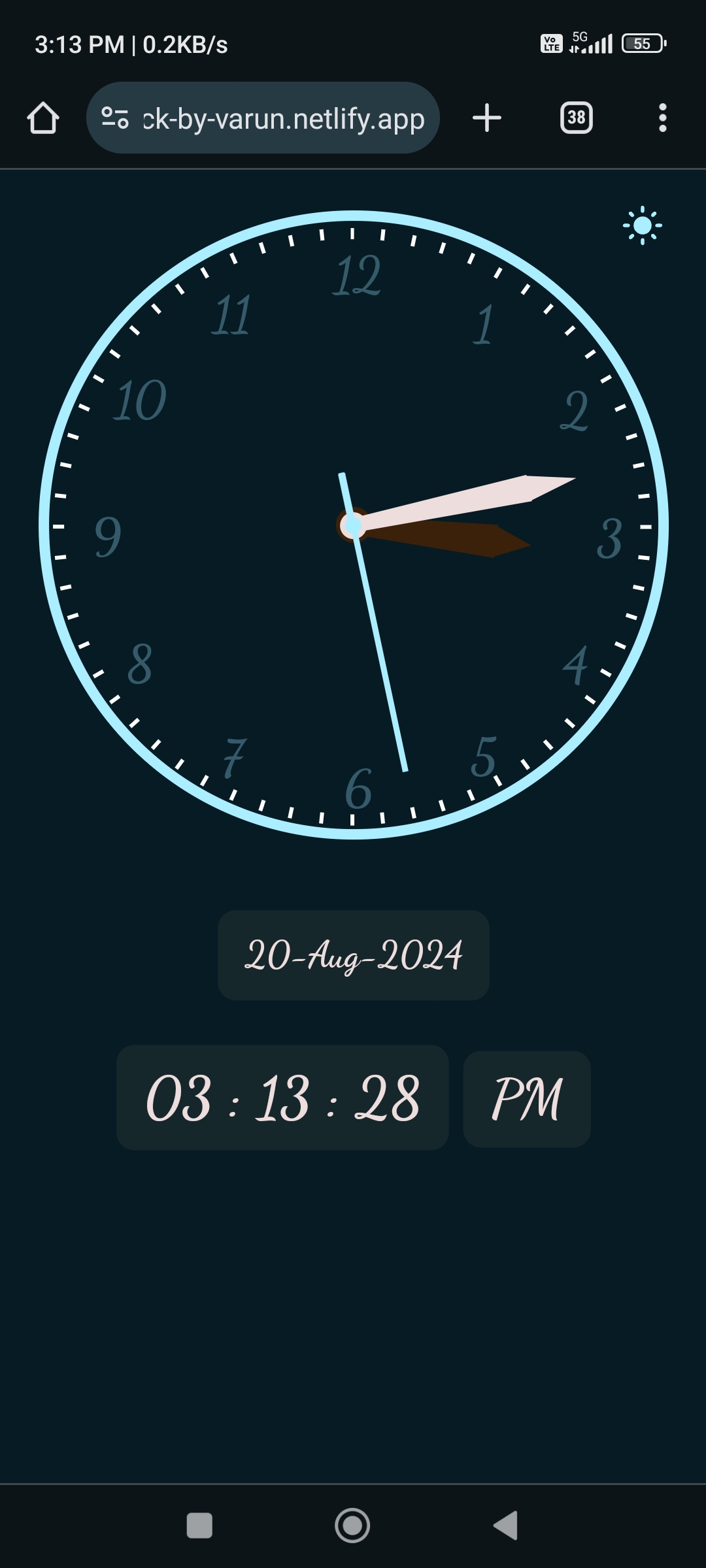 Digital-Analog-Clock