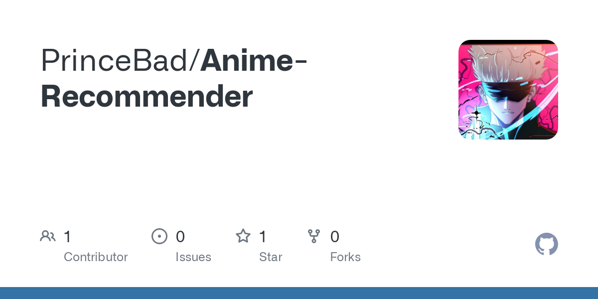 Anime-Recommender