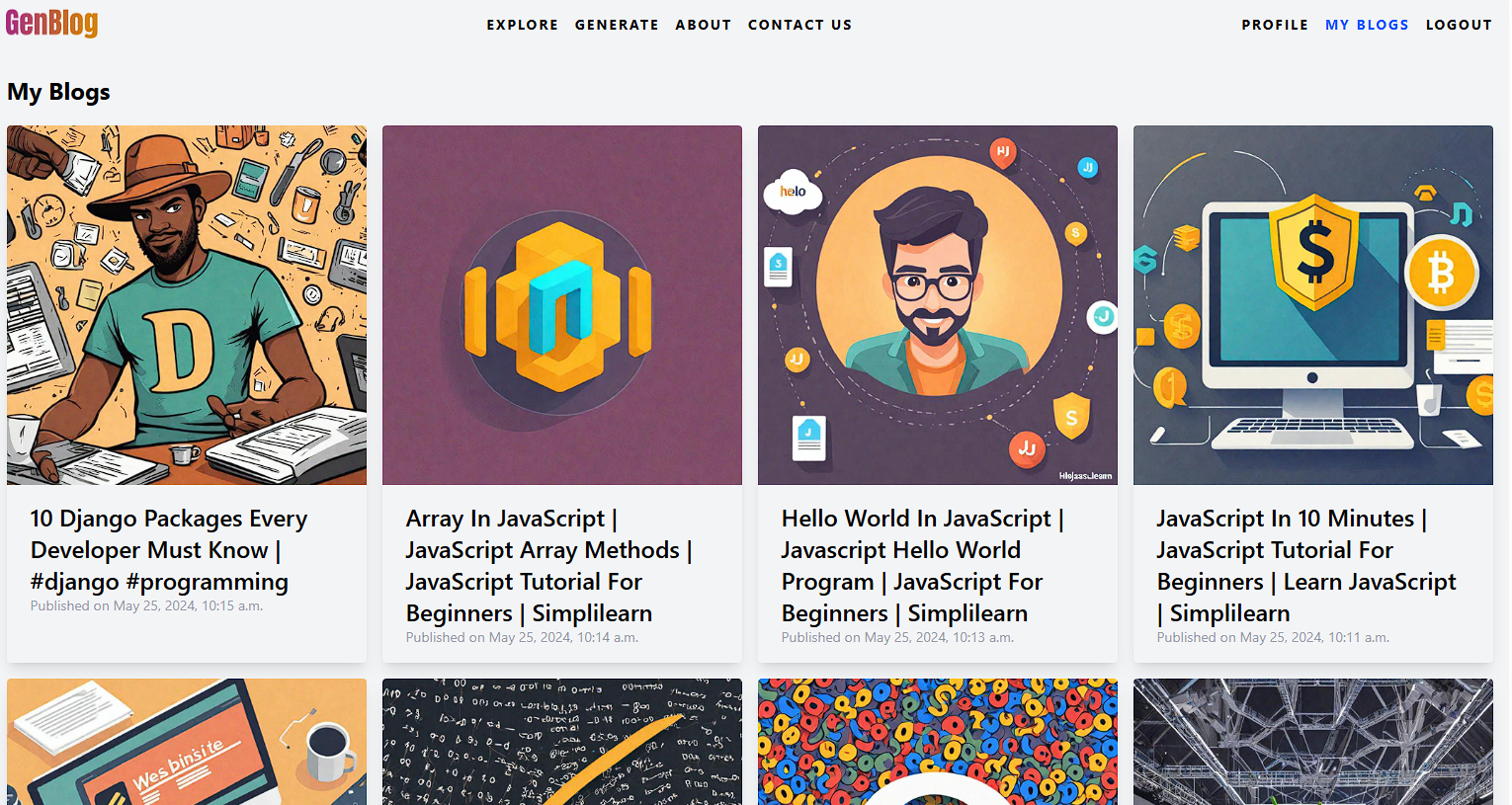 GenBlog 2.0 GenBlog 2.0