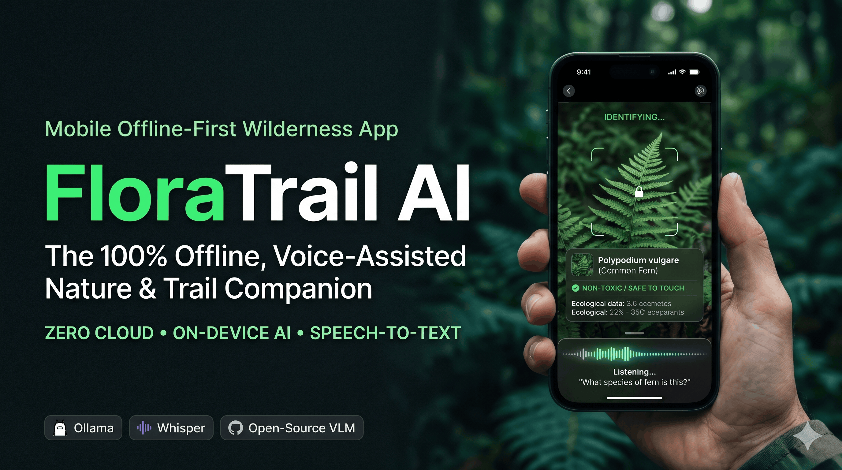 FloraTrail AI: Zero-Latency Edge Vision for Offline Wildlife & Plant Identification