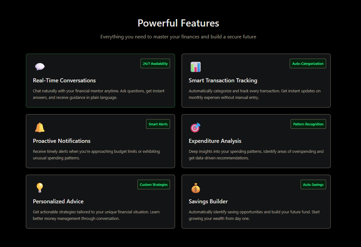 CONVERSATIONAL BUDGET MANAGER