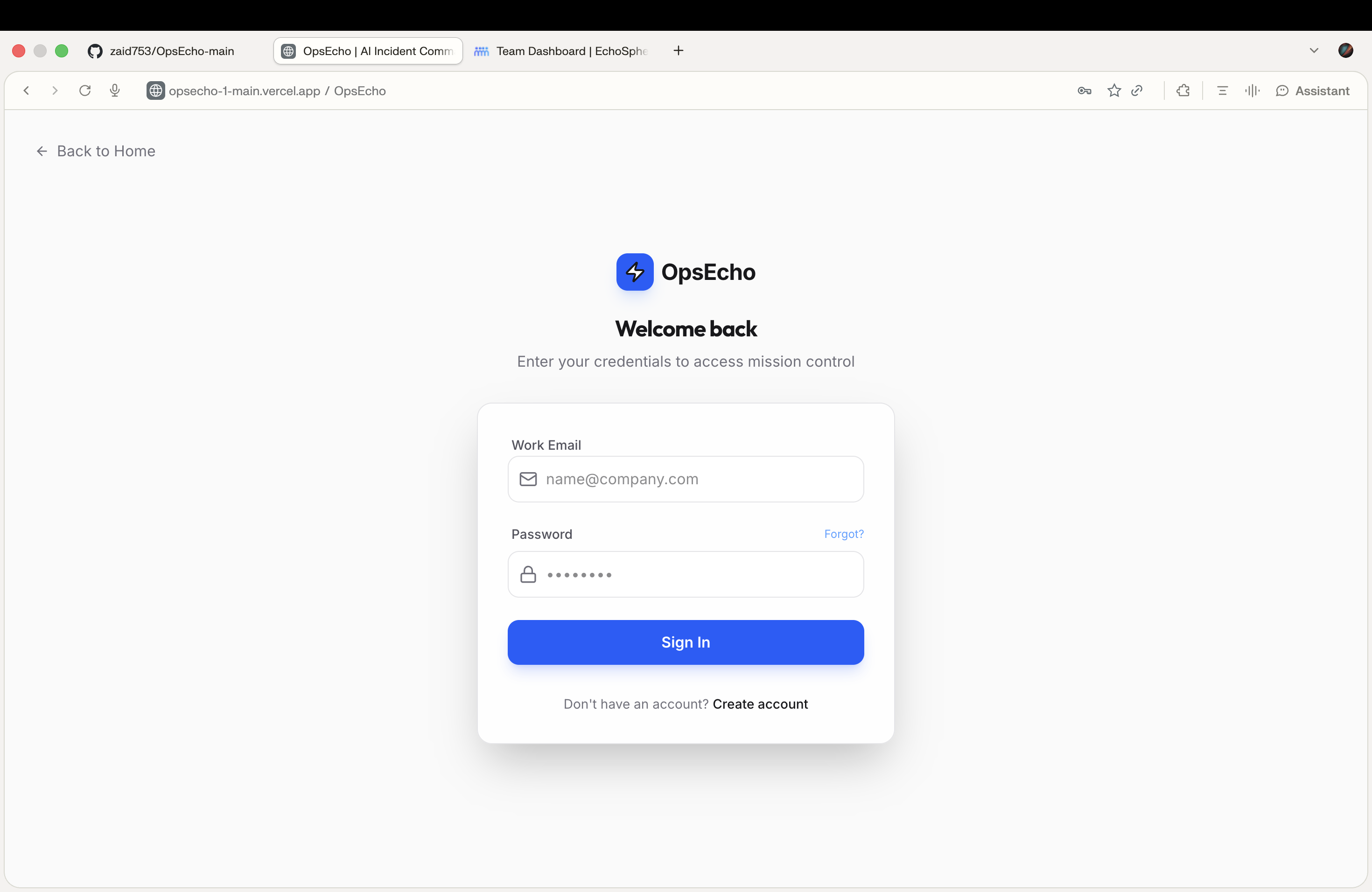 OpsEcho - Voice Incident Commander