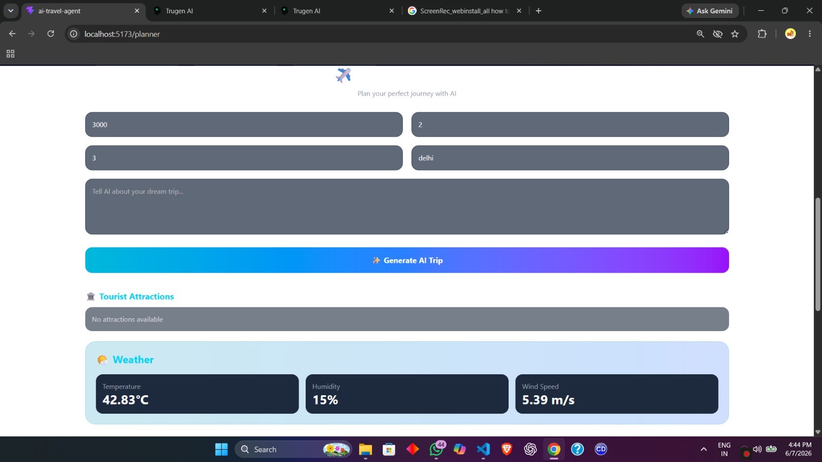 AI Travel Planner
