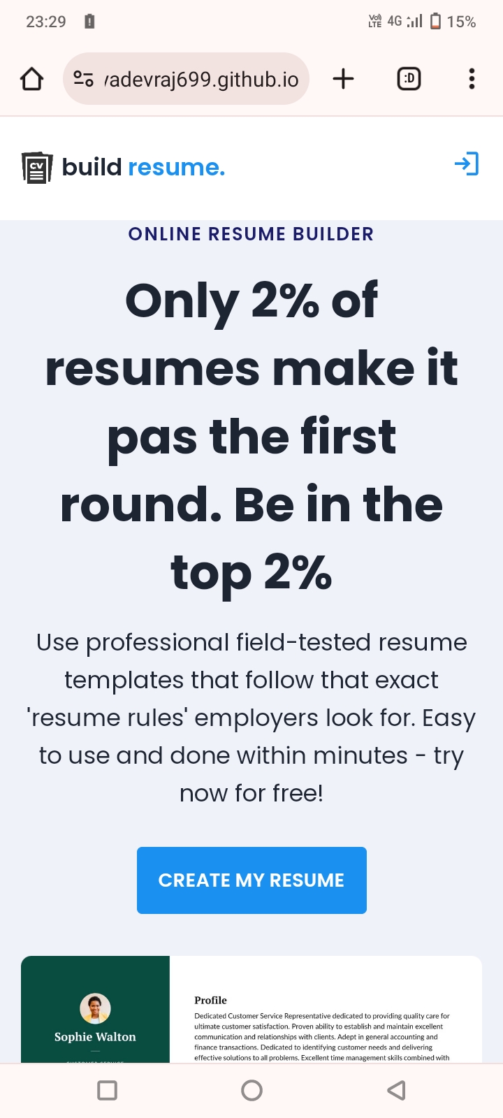 Resume-builder