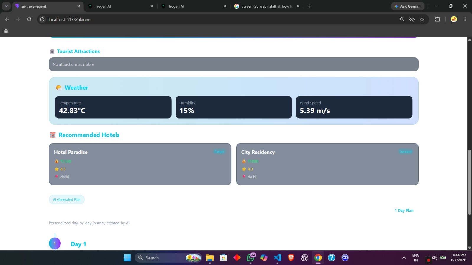 AI Travel Planner