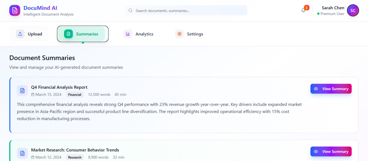 AI-Document Analysis Tool