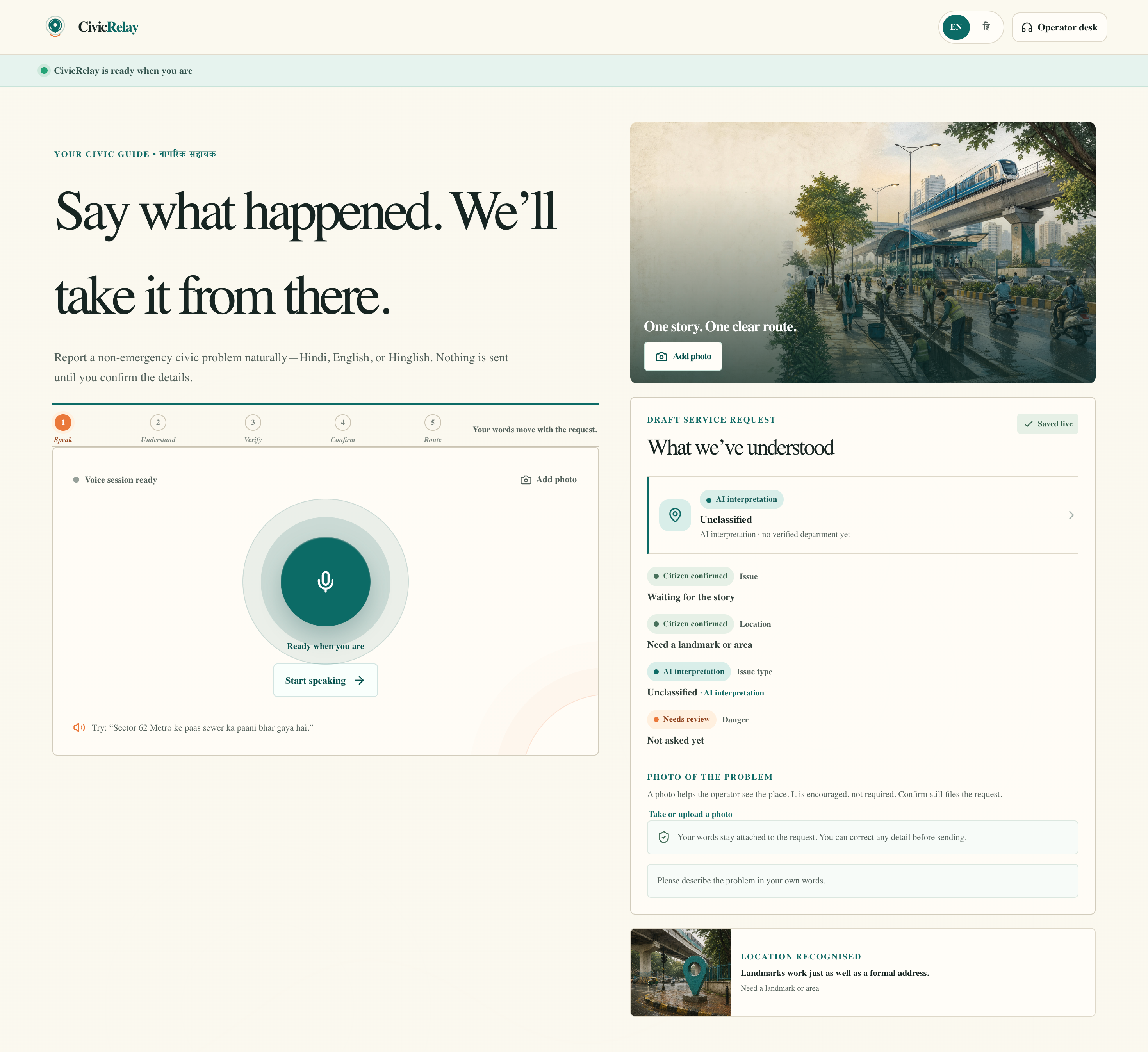 CivicRelay - Tell It Once. Reach the Right Department.