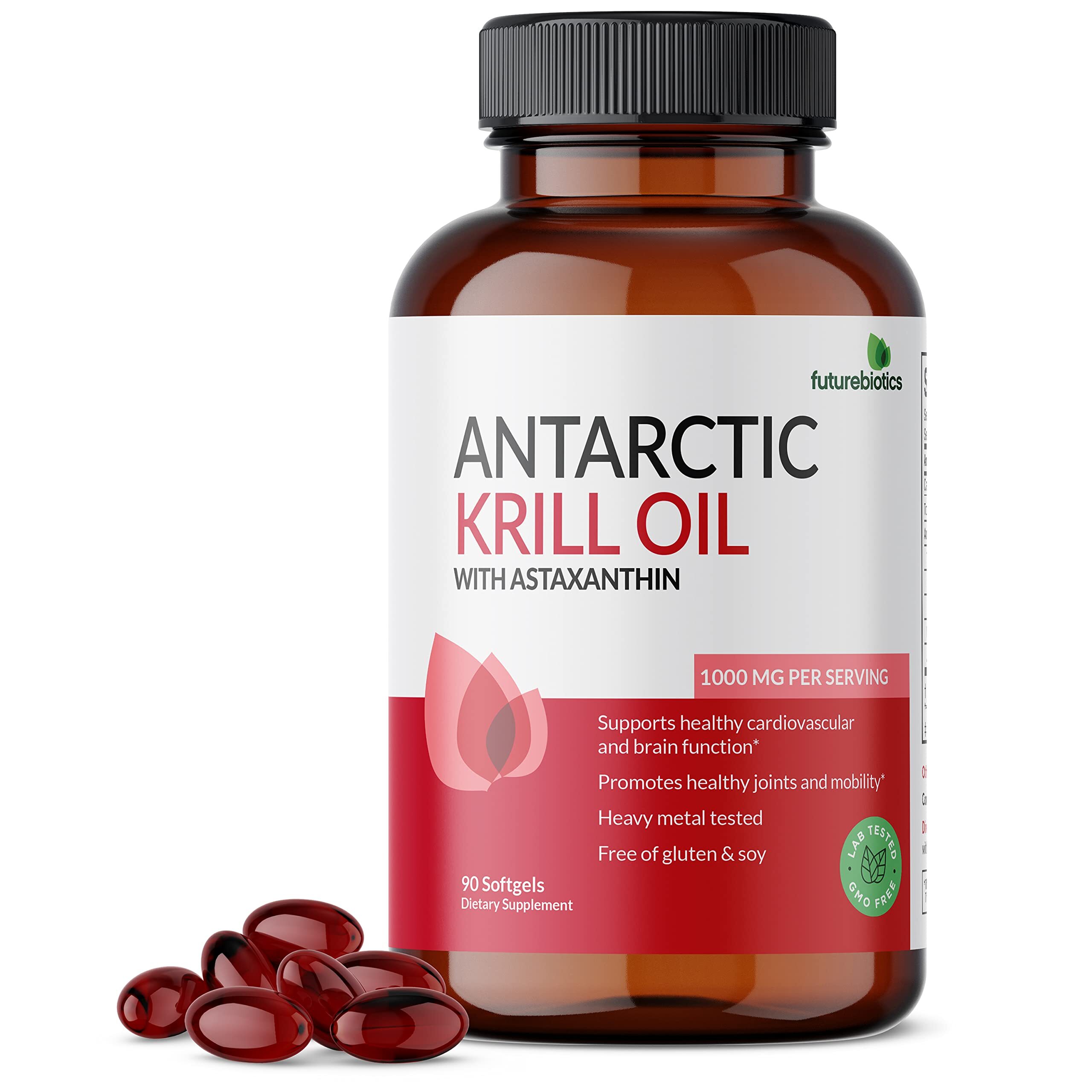 Antarctic Krill Oil Supplement for Men & Women Supporting Heart