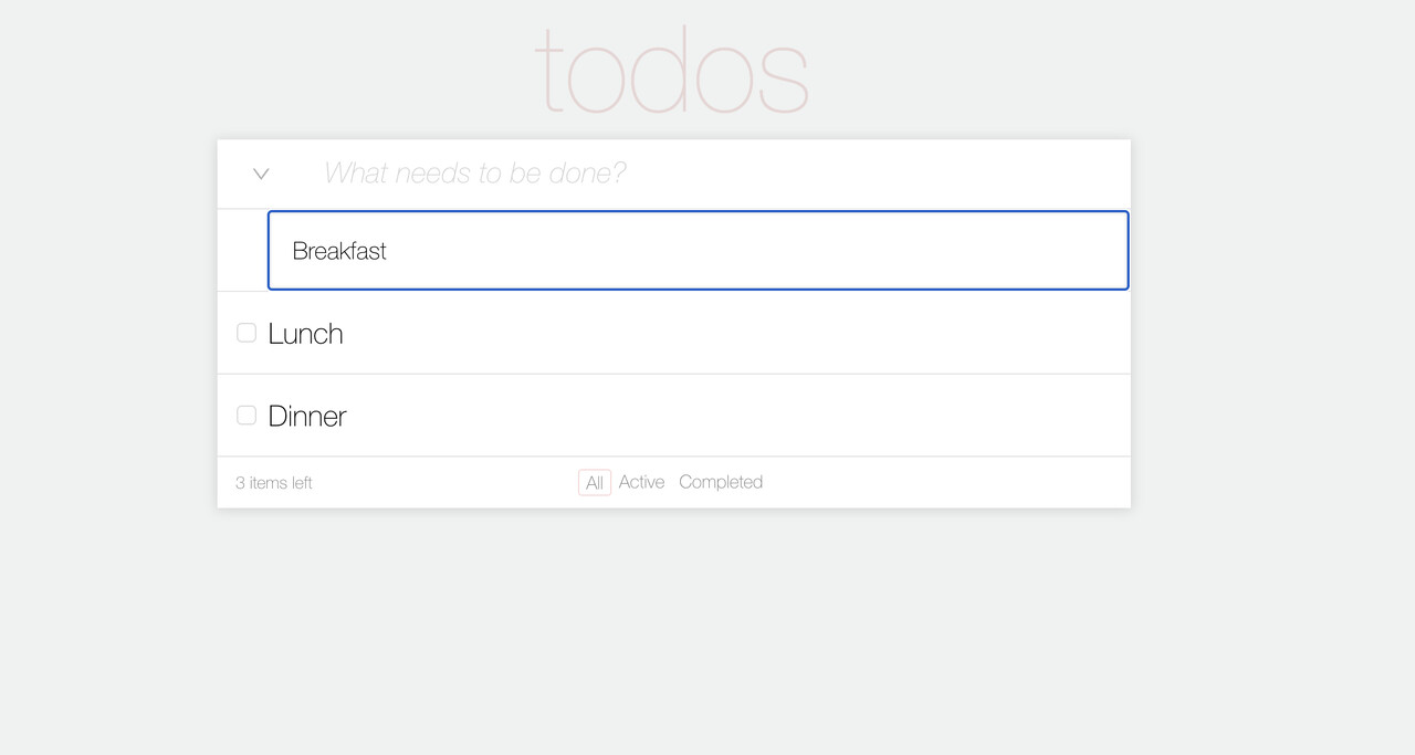 Sample CRUD Todos App through React.js