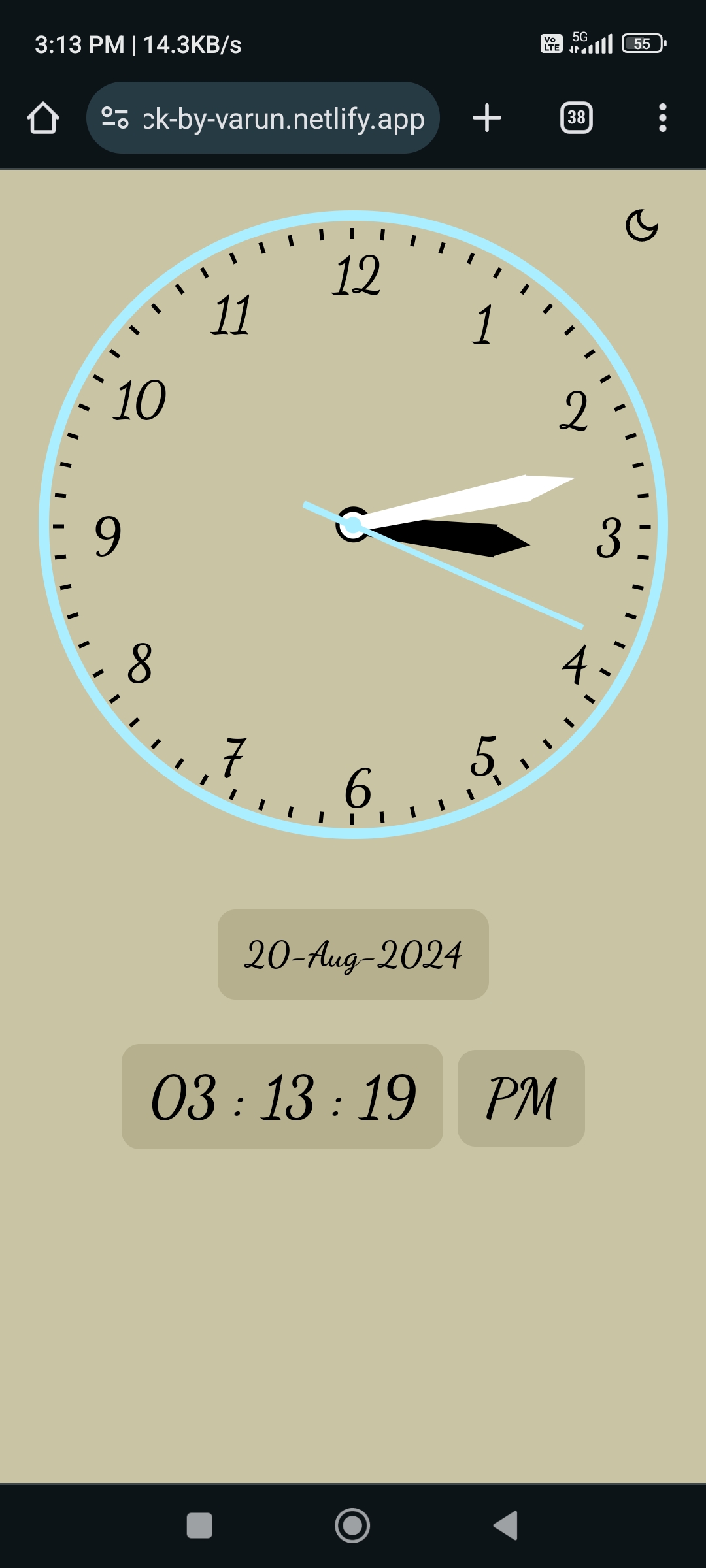 Digital-Analog-Clock