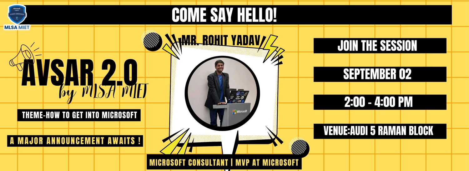 AVSAR 2.O - Orientation Session