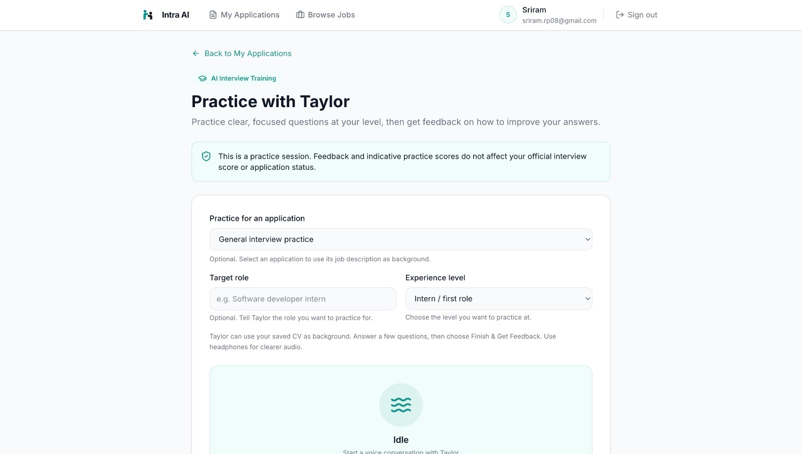 Intra AI — Adaptive AI Recruitment and Interview Platform Intra AI — Adaptive AI Recruitment and Interview Platform