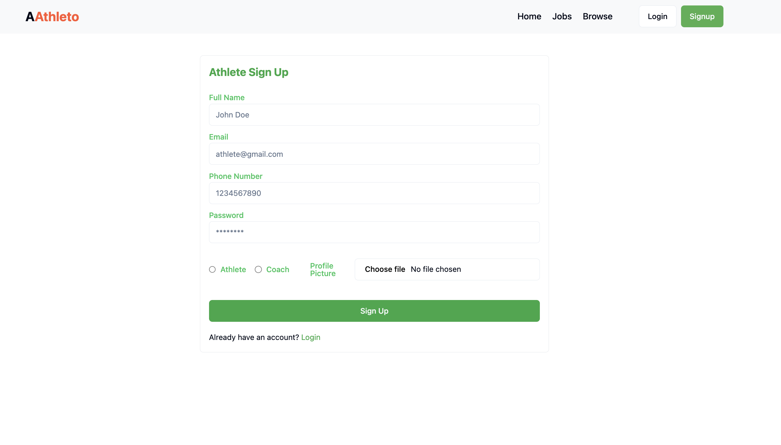 Athleto – AI-Powered Sports Ecosystem for Athletes