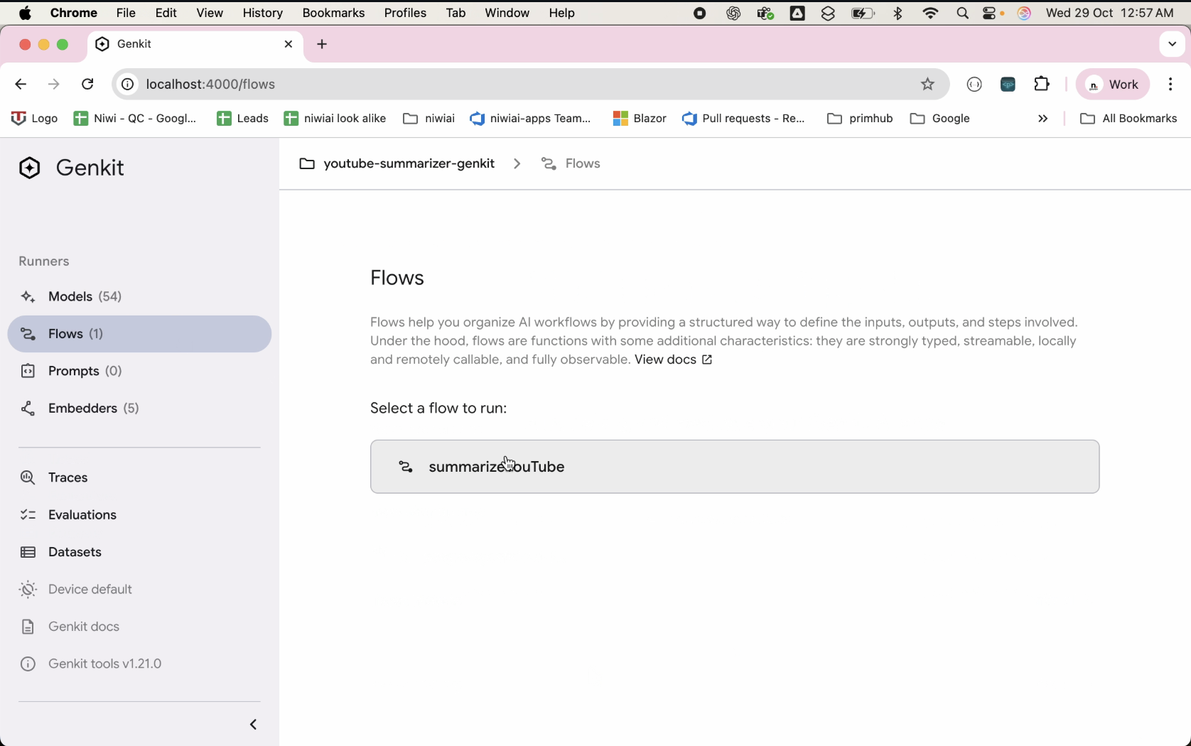 Youtube Video Summarizer built using Gemini and GenKit