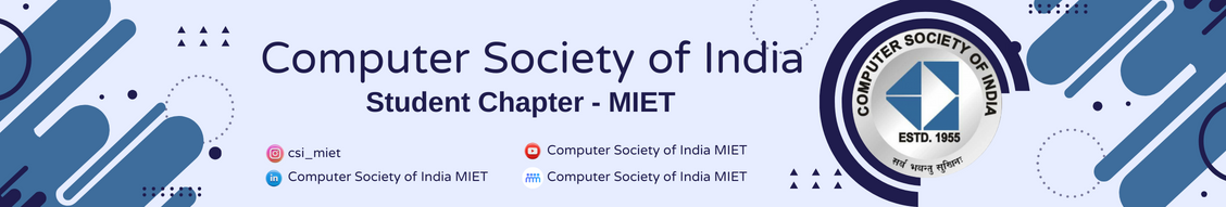 Computer Society of India, MIET