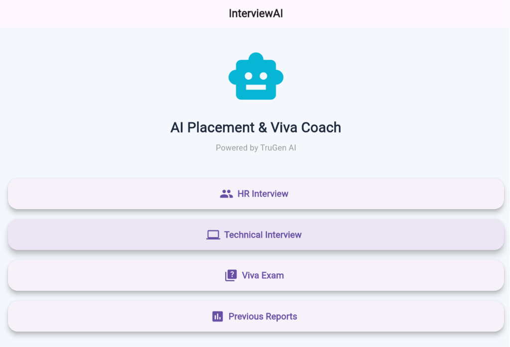 InterviewAI: AI Placement & Viva Coach