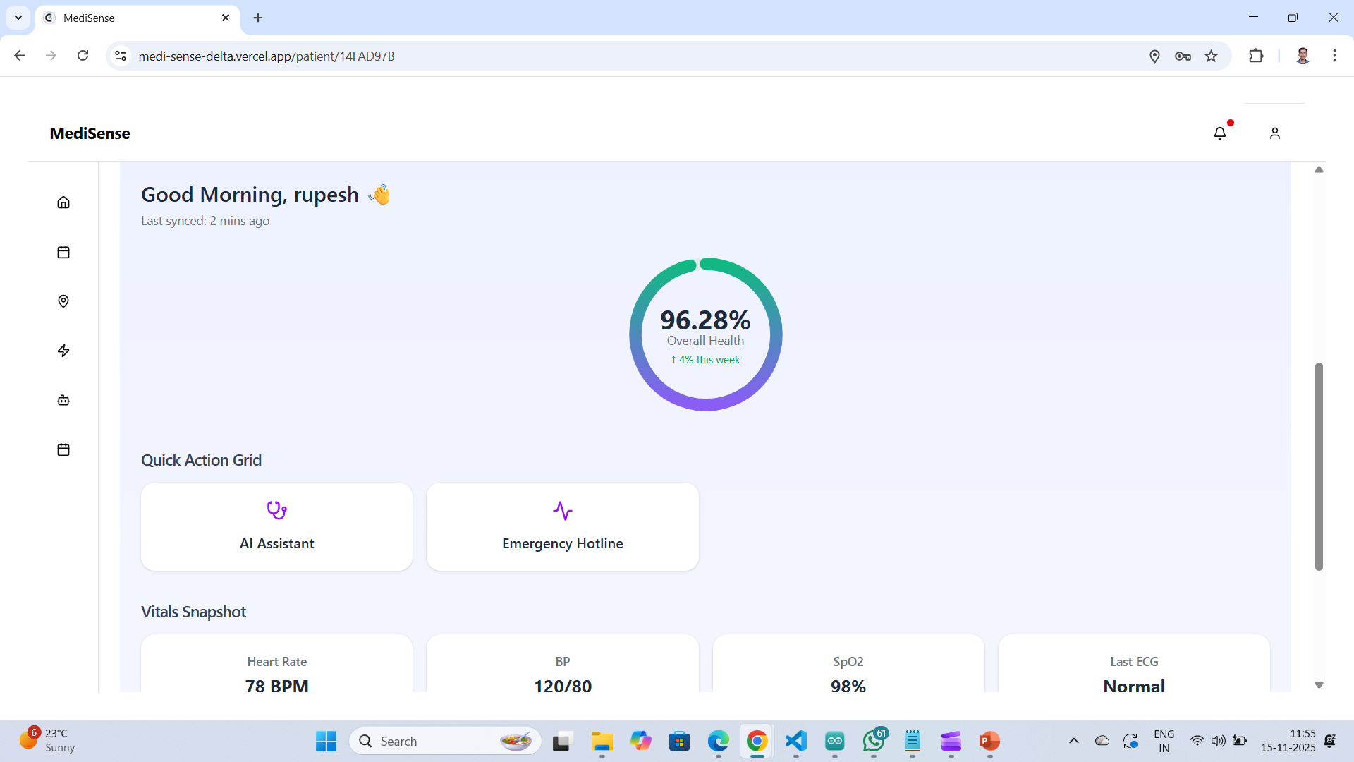 Smart Health Monitoring and Assistance System