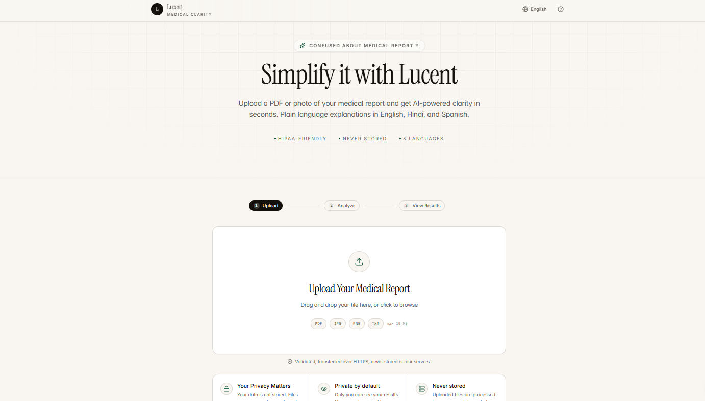 Simplify your medical report with Lucent