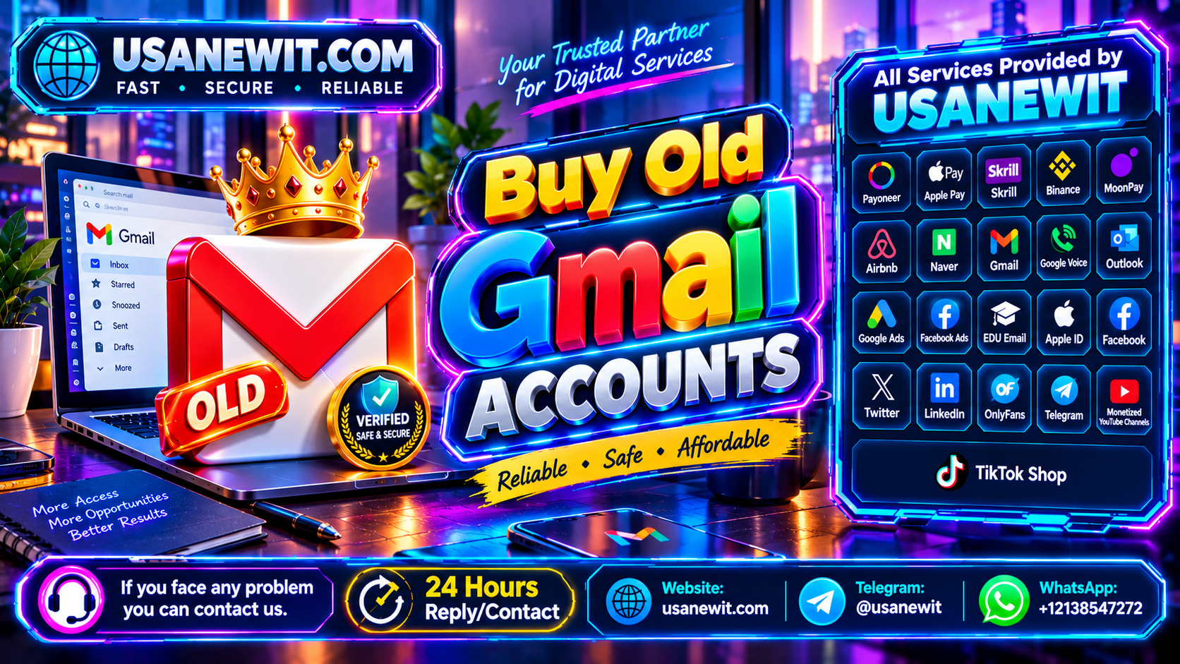 Top 653 Websites to Buy Old Gmail Accounts for U.S. Buyers Top 653 Websites to Buy Old Gmail Accounts for U.S. Buyers
