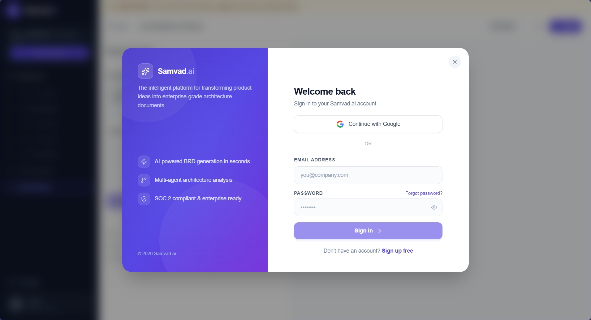 Samvad — AI-Powered BRD Extraction Agent