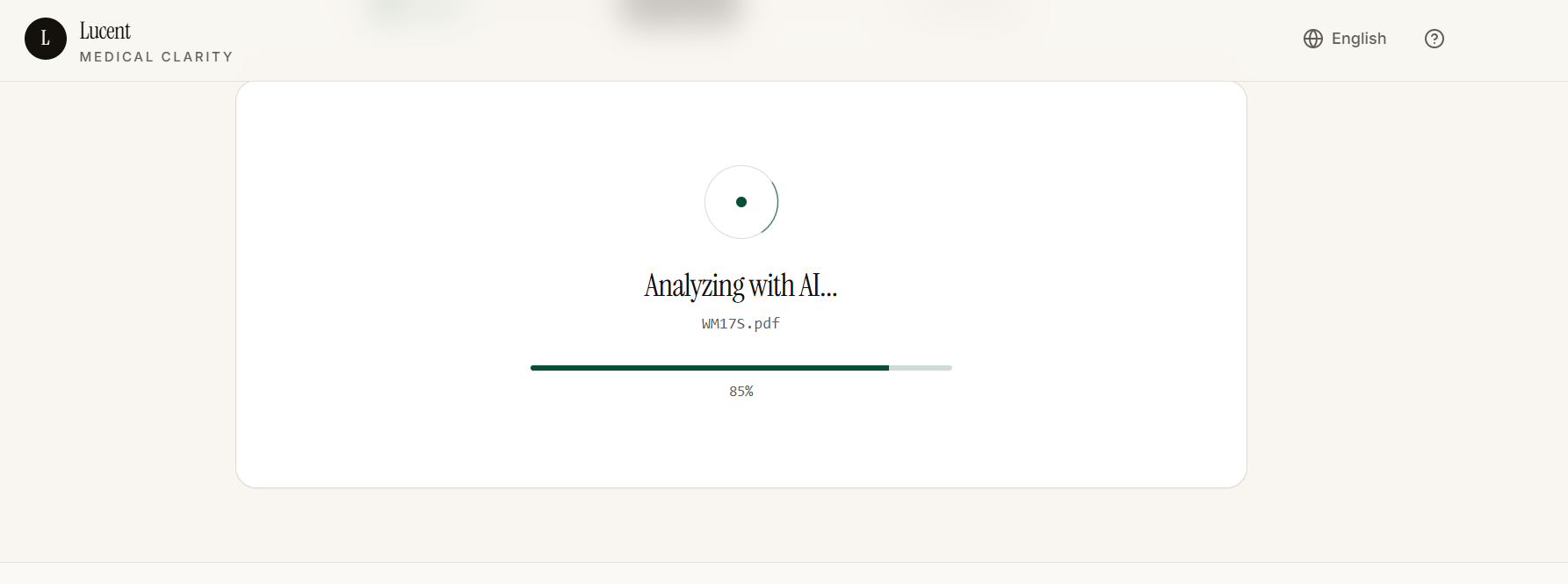 Simplify your medical report with Lucent