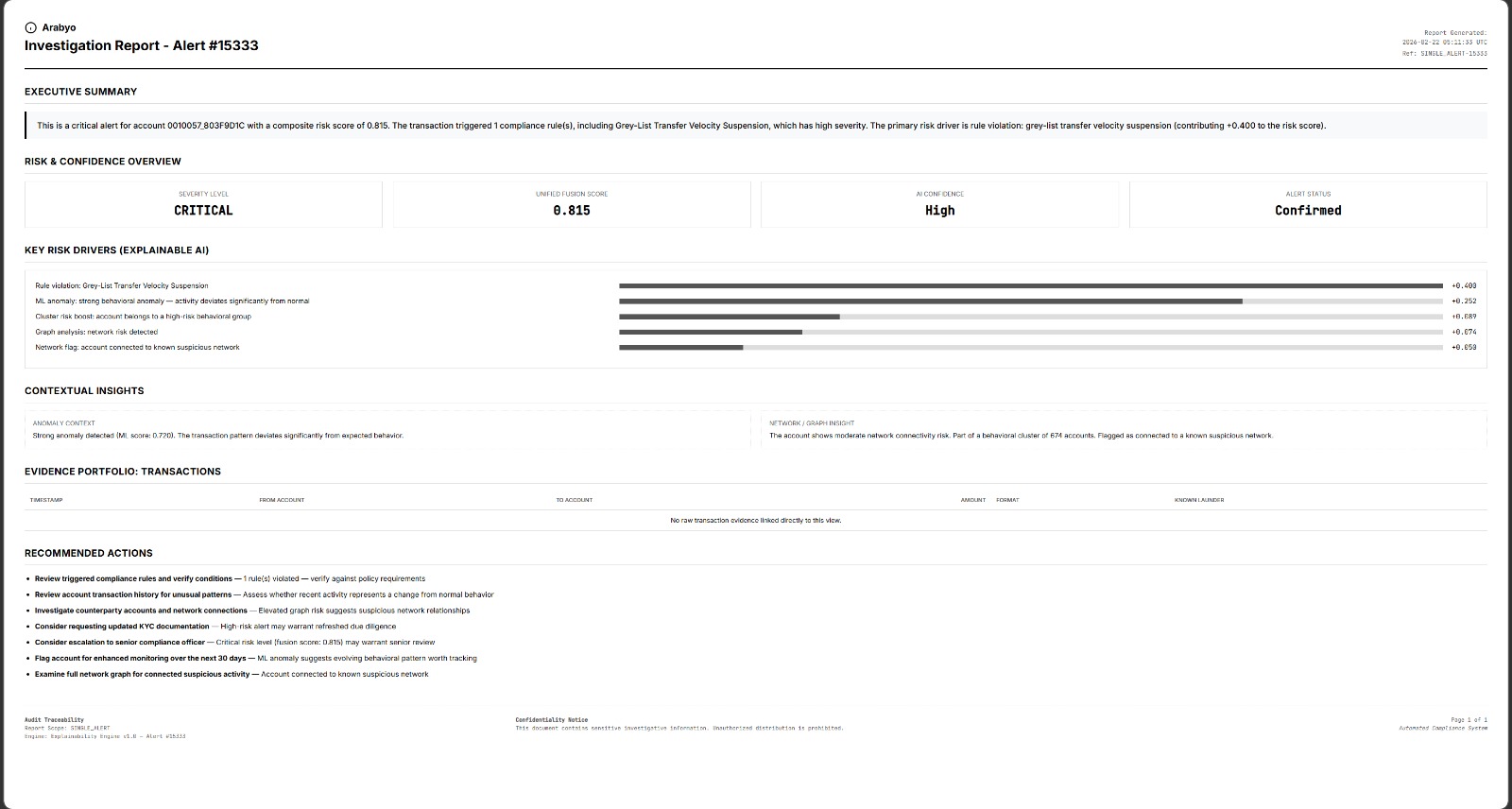 Arabyo - AML & Data Policy Agent