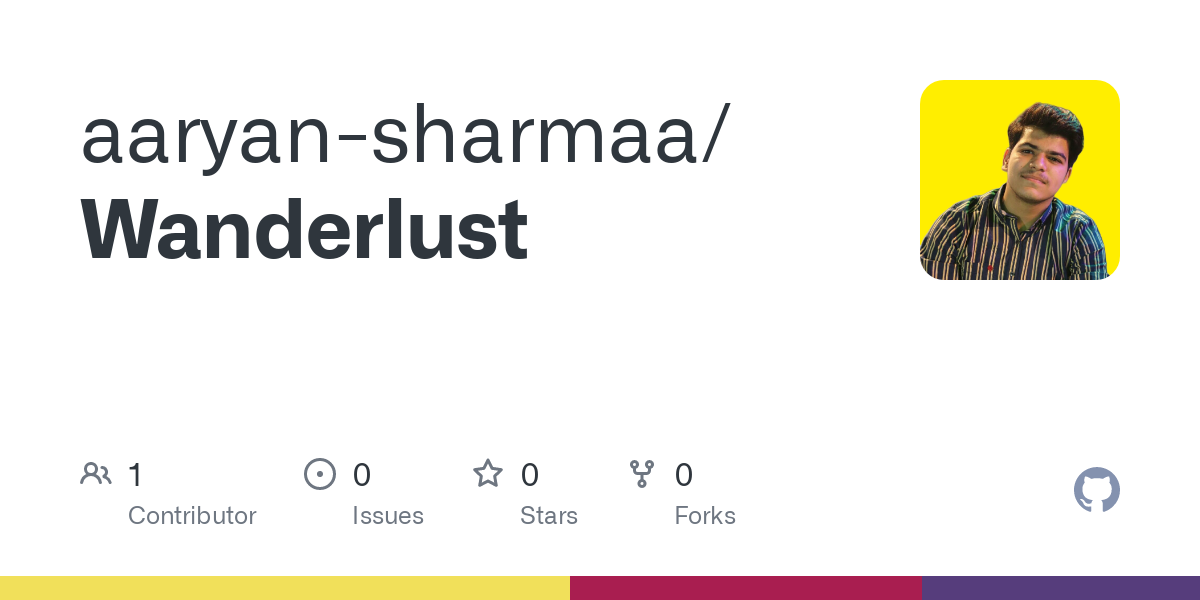 GitHub - aaryan-sharmaa/Wanderlust