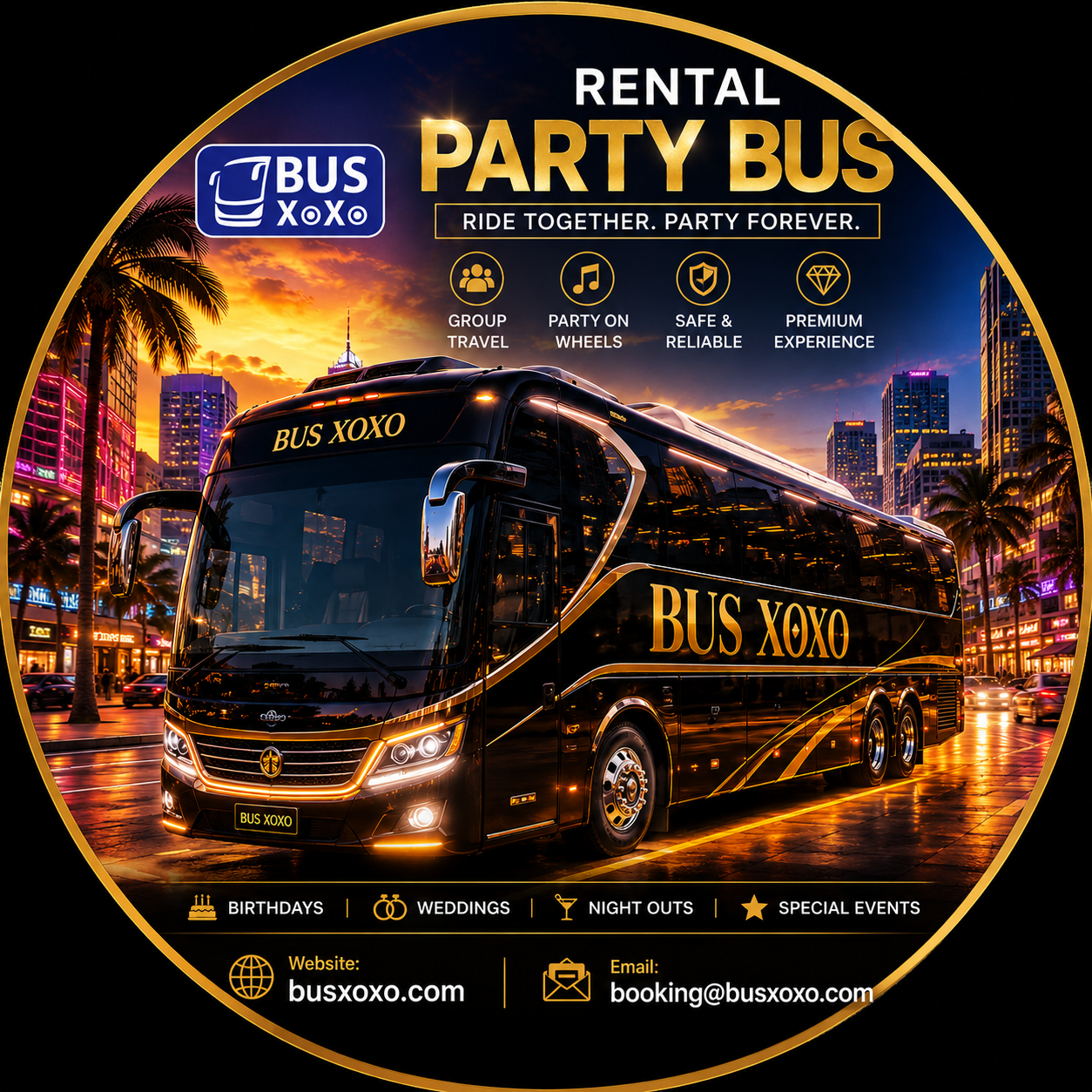 Rental Party Bus Packages for Every Budget