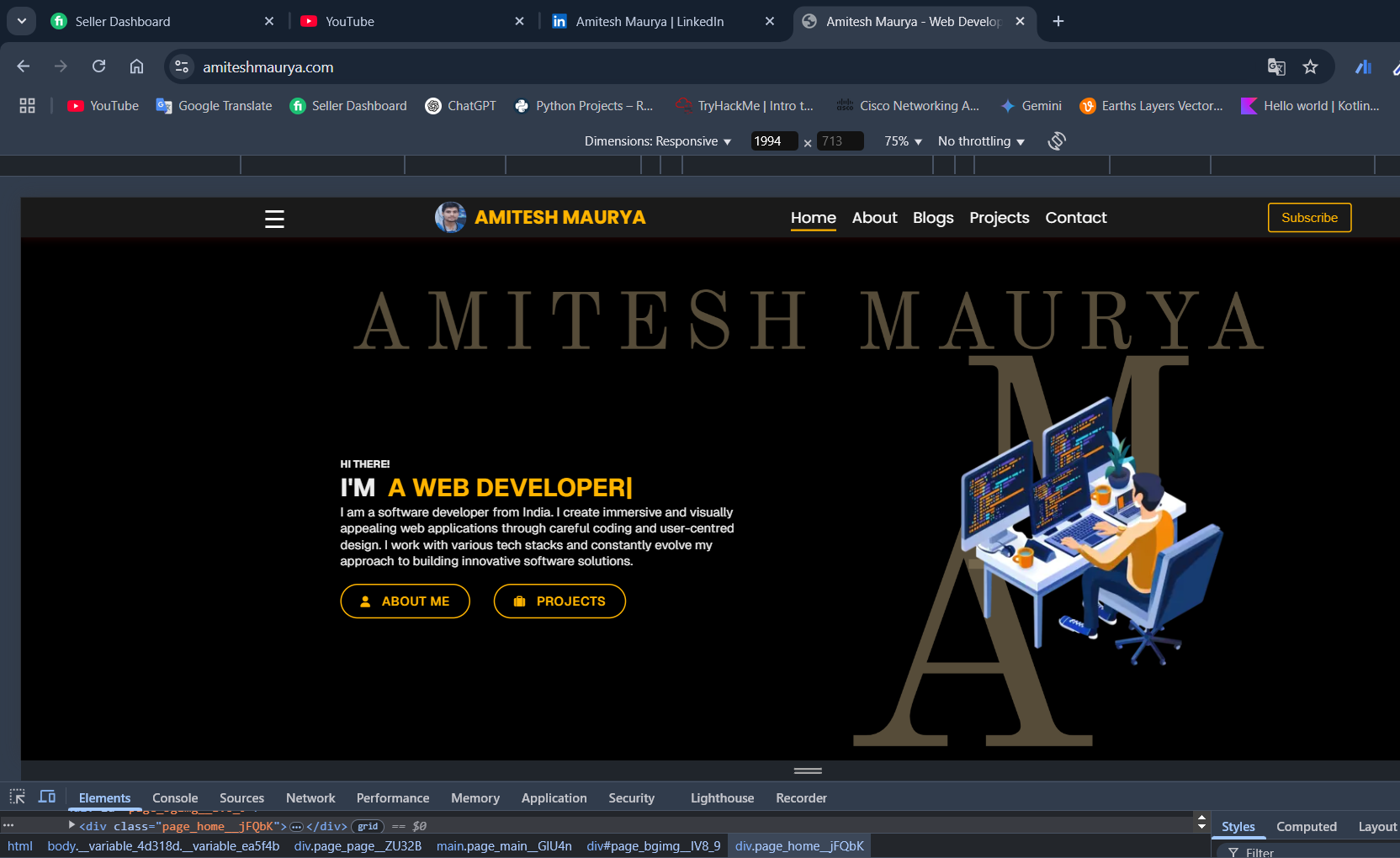 Amitesh Portfolio