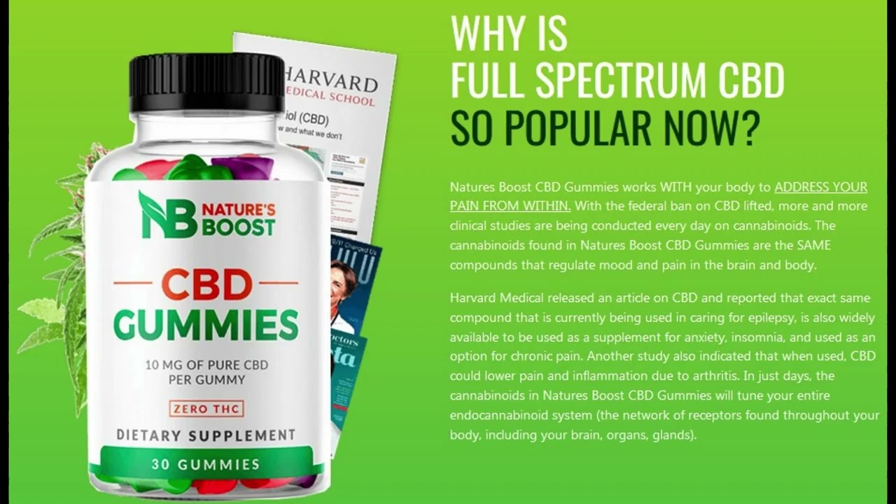 Natures Boost CBD Gummies Natures Boost CBD Gummies