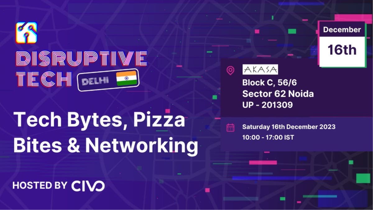 Attended Disruptive Tech Delhi🚀