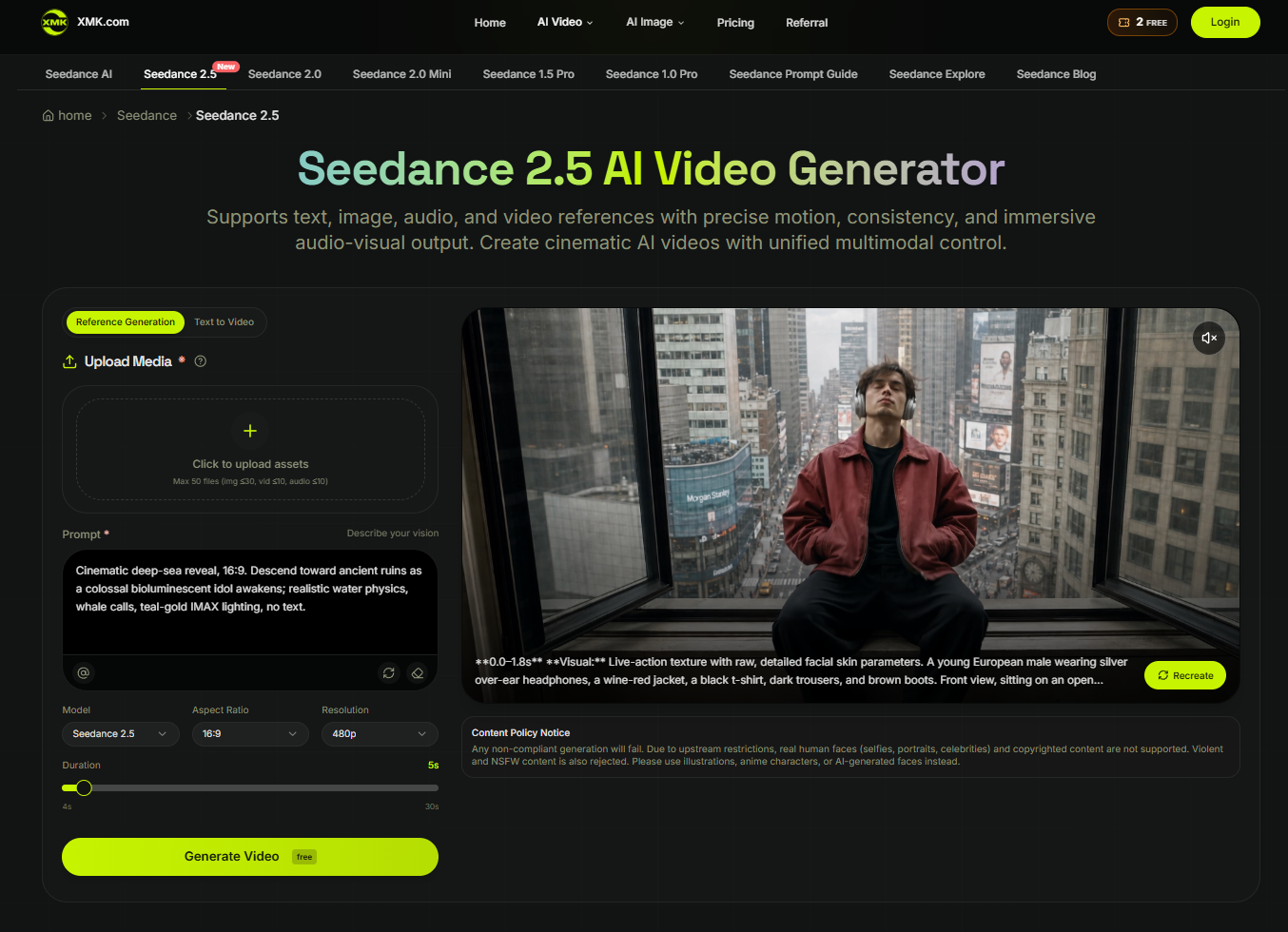 Seedance 2.5 Seedance 2.5