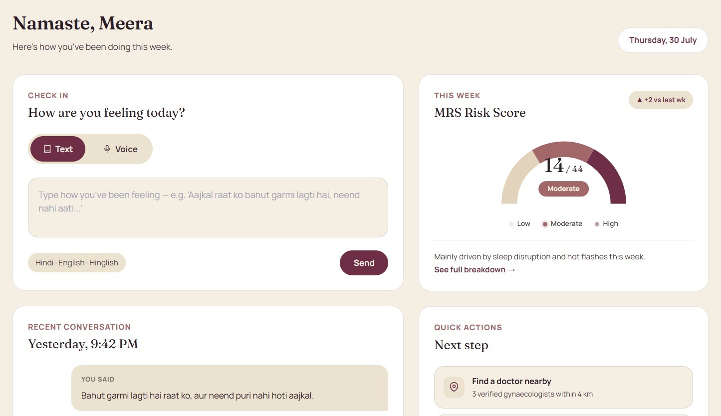 Saathi - Symptom awareness and Care Navigation tool 