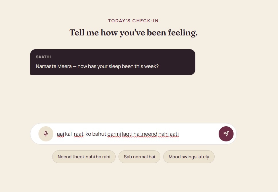 Saathi - Symptom awareness and Care Navigation tool 