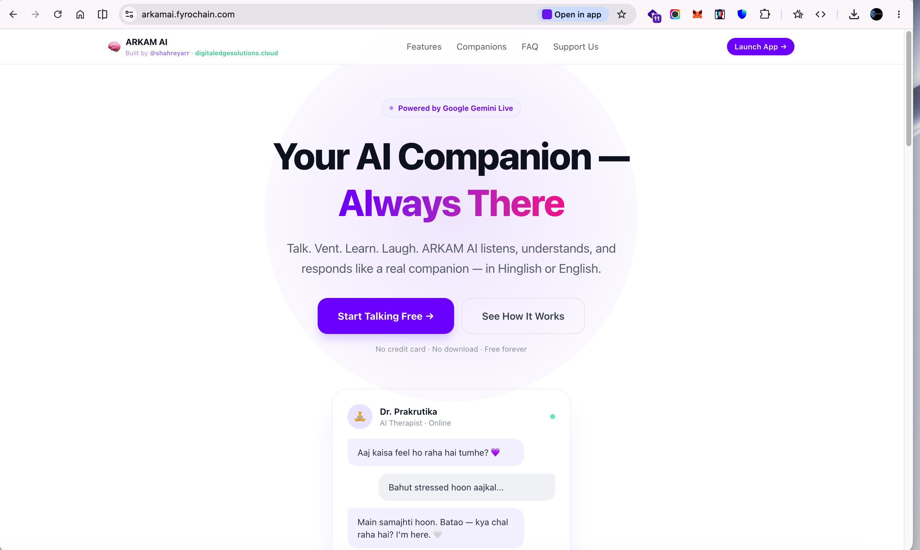 ARKAM Voice Your AI That Acts