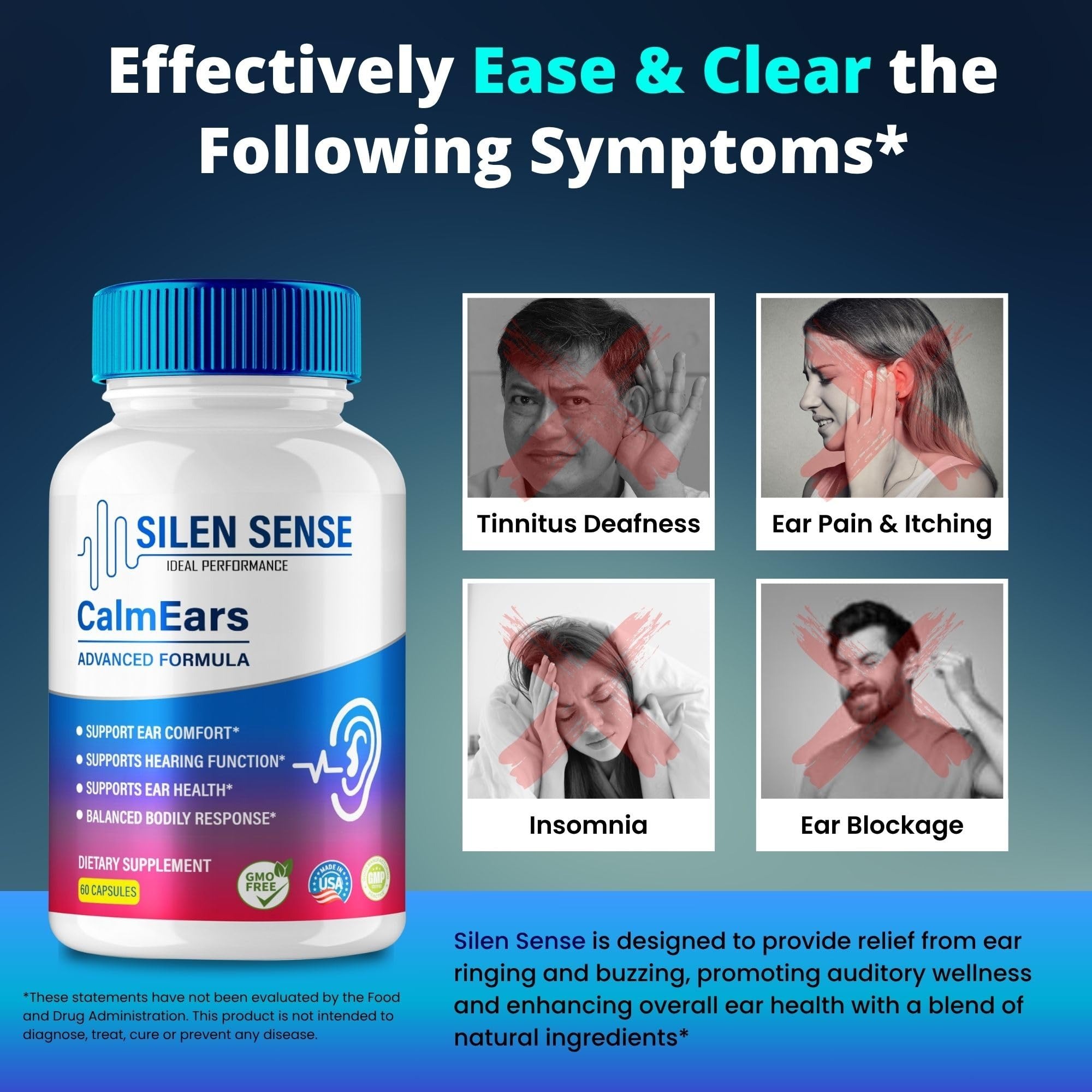 Silen Sense Calm Ears Ireland Tinnitus Remedy – Natural Support for Ear Health and Inner Peace