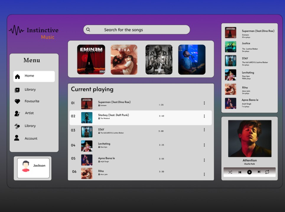 Prem Raj Anand on LinkedIn: #webdevelopment #webdesign #figma #musicplayer #design