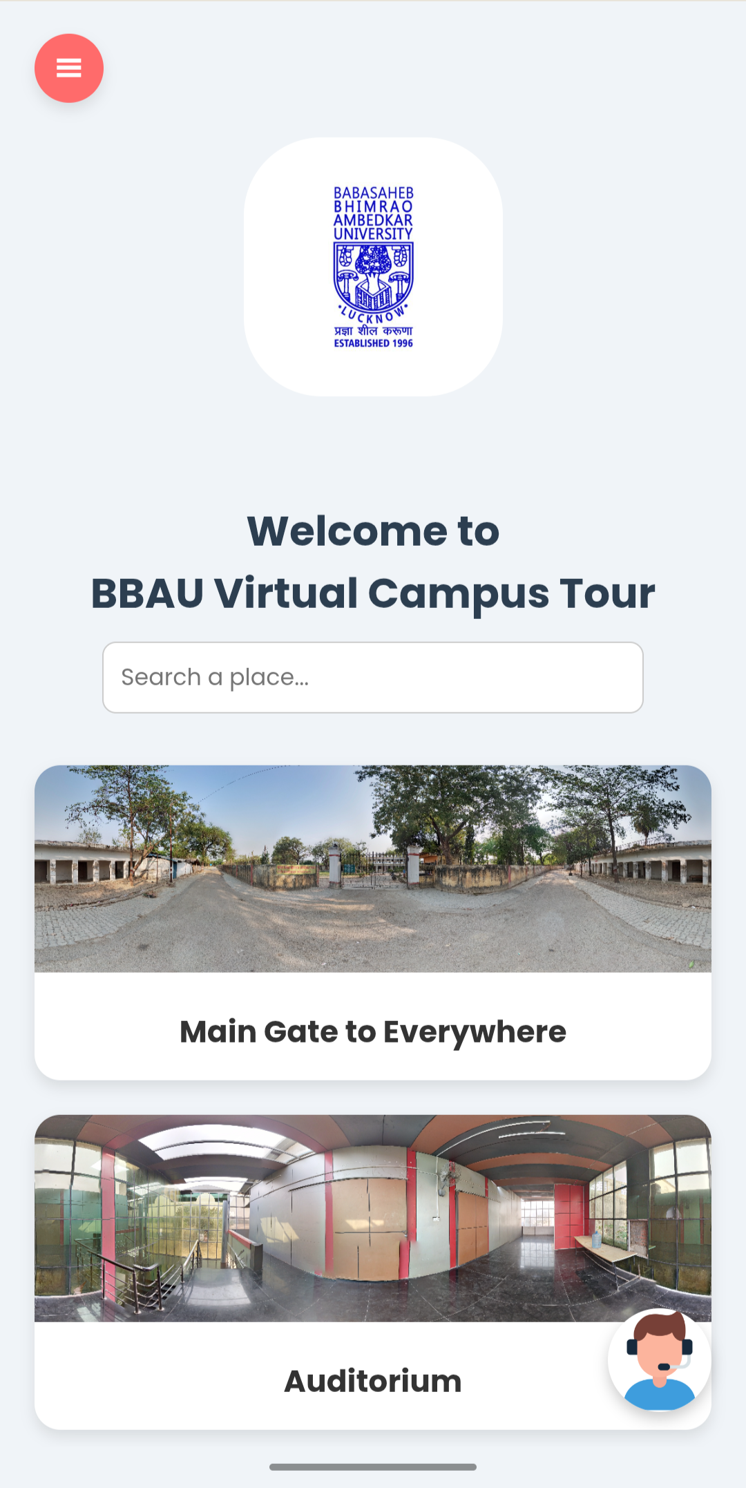 Virtual 360° Campus Tour Virtual 360° Campus Tour