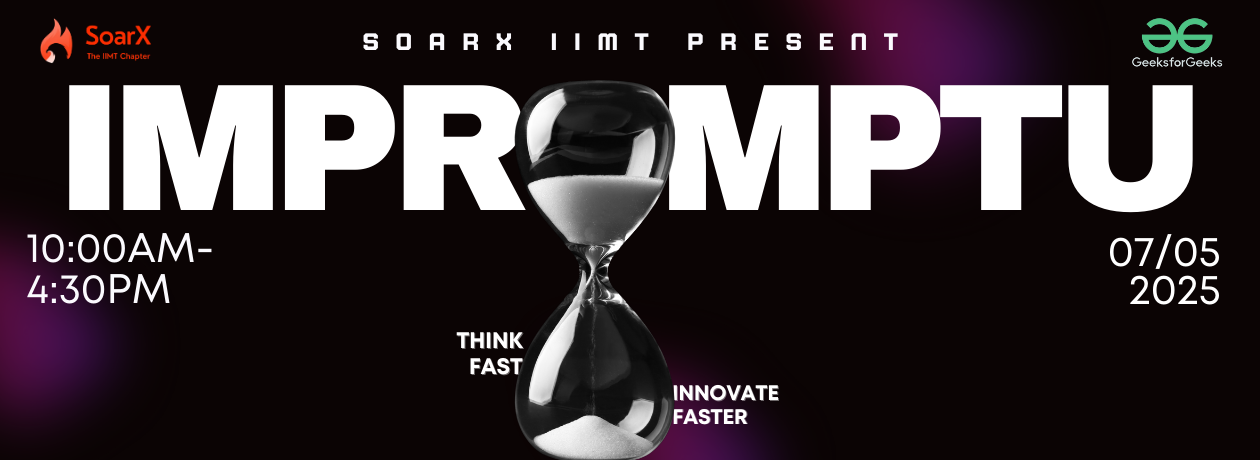 Impromptu: Think Fast, Innovate Faster Impromptu: Think Fast, Innovate Faster