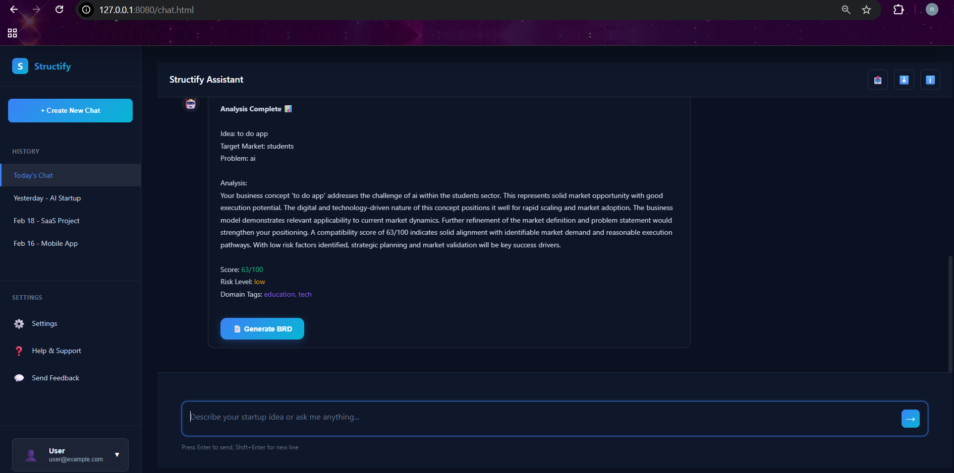Structify-Your Personal AI driven Business Analyst